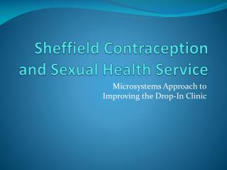 Sheffield Contraception and Sexual Health Service