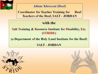 WFD_2011_Presentation_-_Ahlam_Khreysat__Jordan