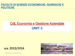 Facoltà di Scienze Economiche, Giuridiche e Politiche