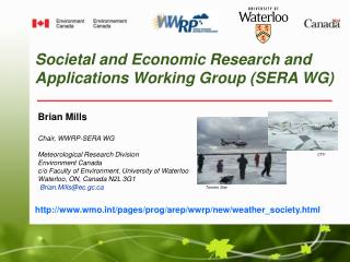 Societal and Economic Research and Applications Working Group (SERA WG)