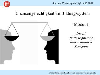 Chancengerechtigkeit im Bildungssystem