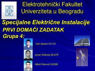 Elektrotehni čki Fakultet Univerziteta u Beogradu