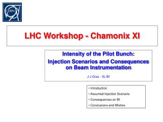 LHC Workshop - Chamonix XI