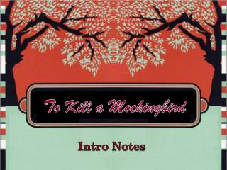 To Kill a Mockingbird