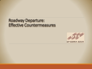 Roadway Departure: Effective Countermeasures