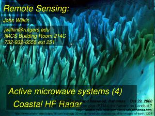 Remote Sensing: