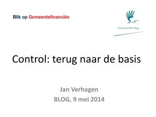 Control: terug naar de basis