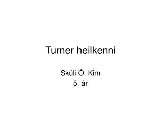 Turner heilkenni