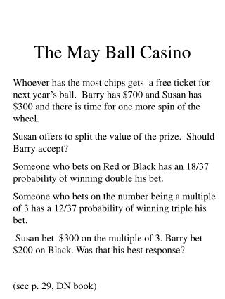 The May Ball Casino