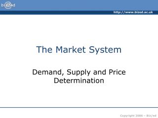 The Market System