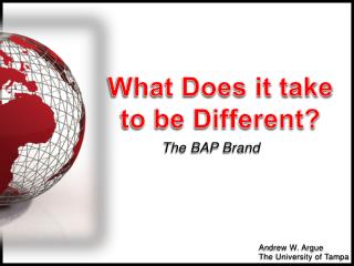 What Does it take to be Different?