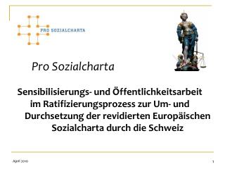 Pro Sozialcharta Sensibilisierungs- und Öffentlichkeitsarbeit