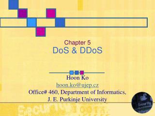 Chapter 5 DoS &amp; DDoS