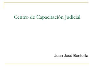 Centro de Capacitación Judicial