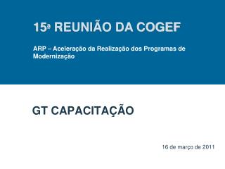 GT CAPACITAÇÃO