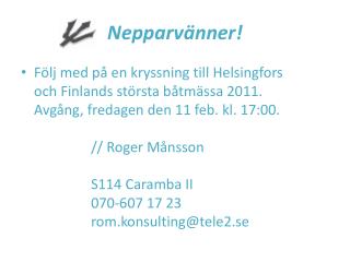 Nepparvänner !