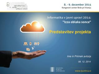 Predstavitev projekta