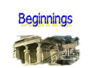 Section One The Minoans