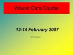 Wound Care Course