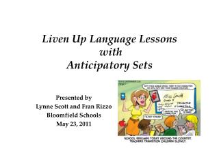 Liven Up Language Lessons with Anticipatory Sets