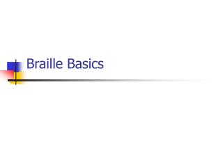 Braille Basics