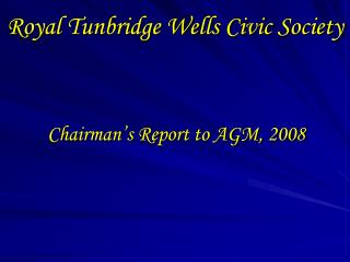 Royal Tunbridge Wells Civic Society