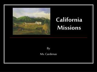 California Missions