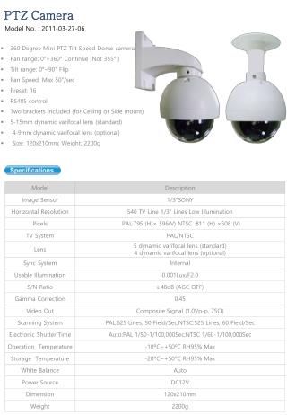 Model No. : 2011-03-27-06