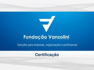 Certificação