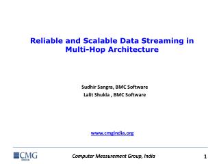 Reliable and Scalable Data Streaming in Multi-Hop Architecture