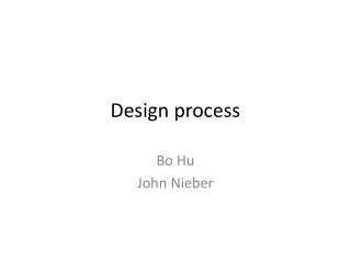 Design process