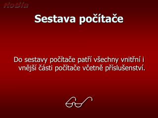 Sestava počítače