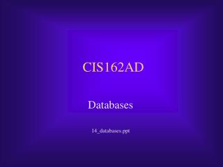 CIS162AD