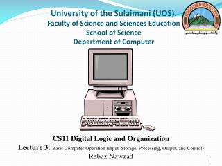 CS11 Digital Logic and Organization