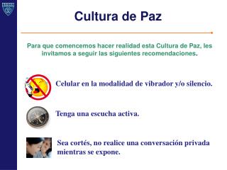 Cultura de Paz