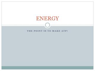 ENERGY