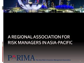 A Regional association for risk managers in Asia-pacific