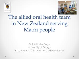 The allied oral health team in New Zealand serving Māori people