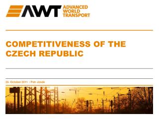 Competitiveness of the Czech republic