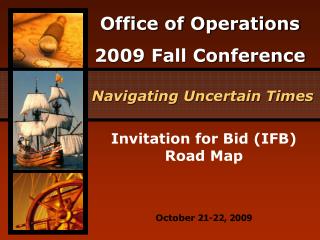 Invitation for Bid (IFB) Road Map