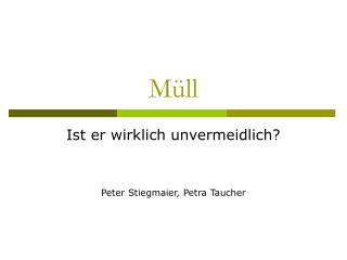 Müll