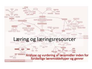 Læring og læringsresourcer