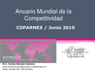 Anuario Mundial de la Competitividad