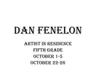 Dan fenelon