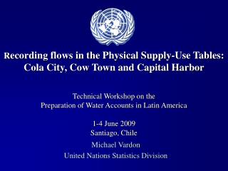 Michael Vardon United Nations Statistics Division