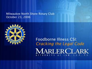 Foodborne Illness CSI: