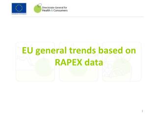 EU general trends based on RAPEX data