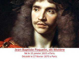 L’histoire de Molière