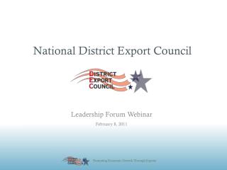National District Export Council