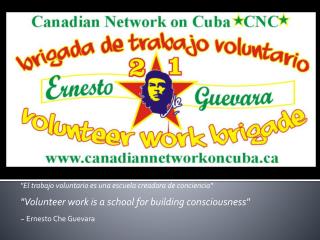 &quot;El trabajo voluntario es una escuela creadora de conciencia&quot;